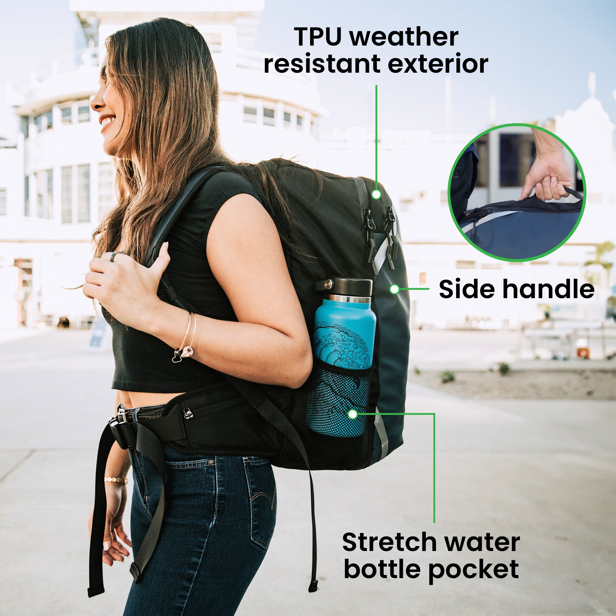 the 40L Island Hopper Carry On Travel Backpack