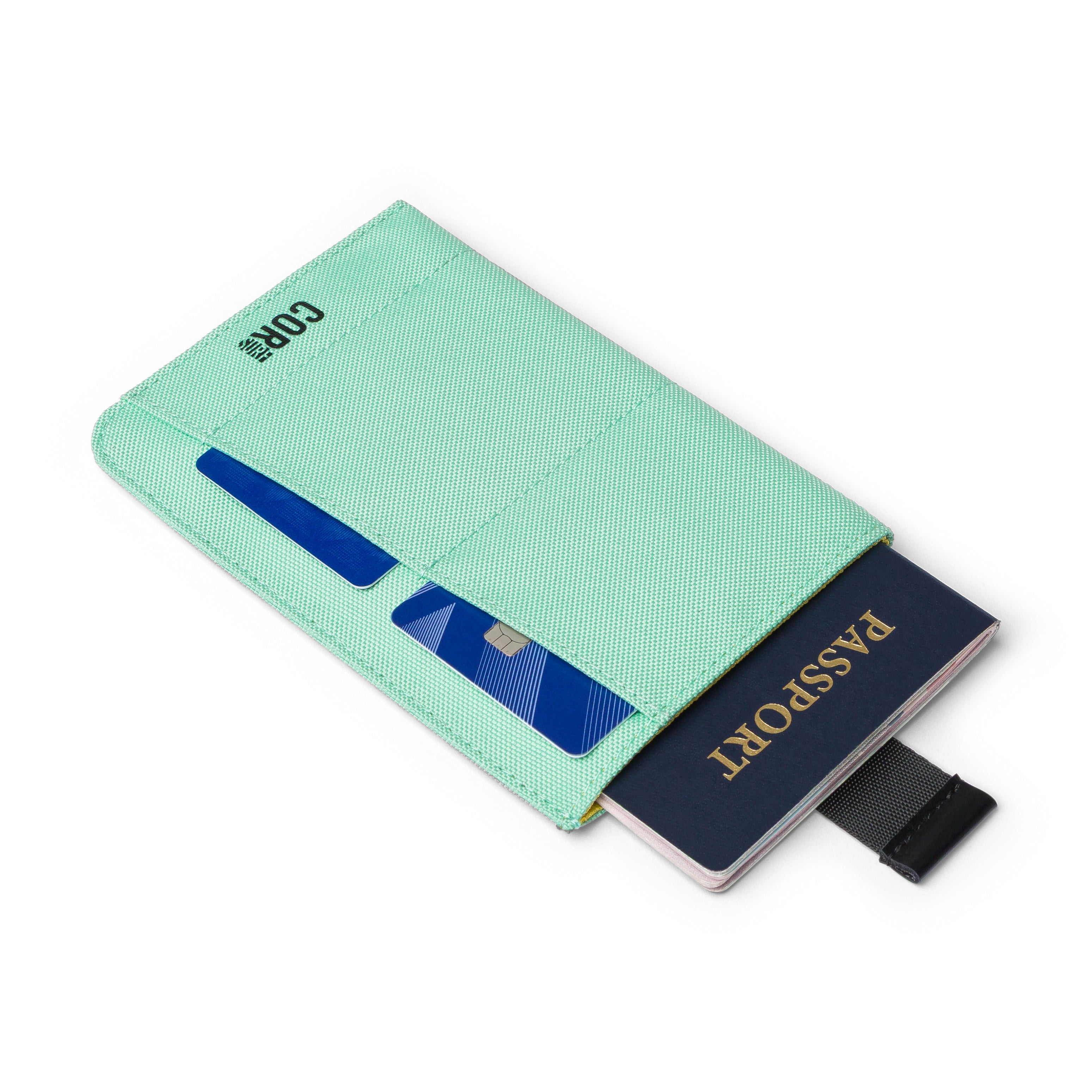 passport card sleeve Passport Wallet, Rfid Blocking, Waterproof (Turquoise)