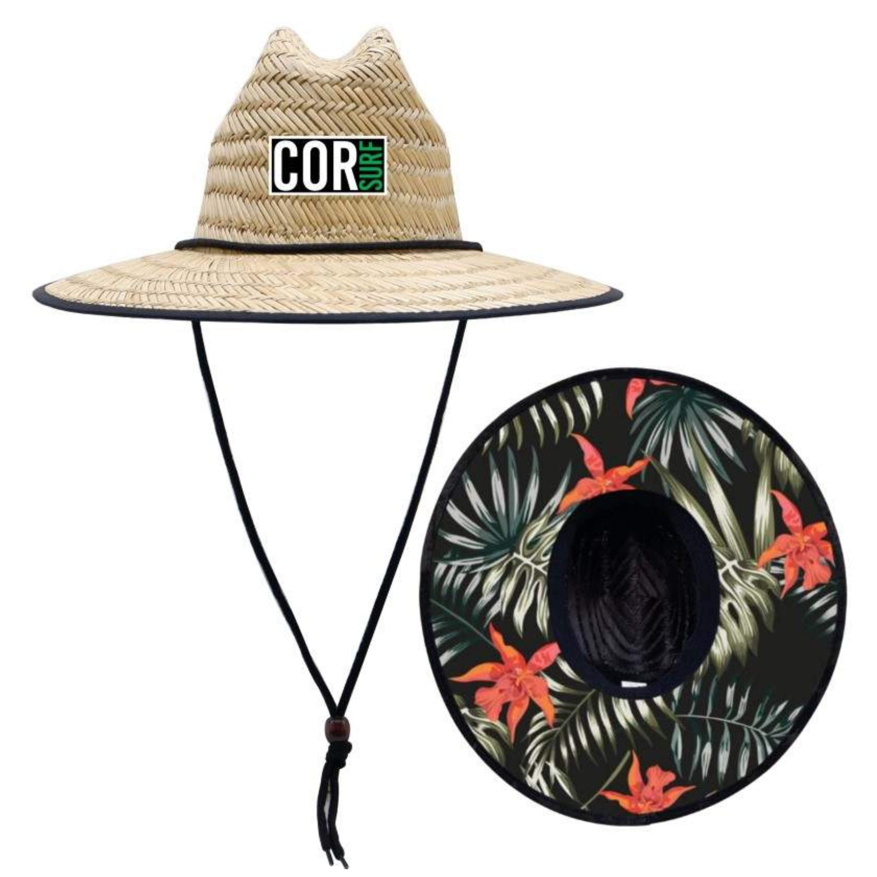 Straw Lifeguard Sun Hats for Adults