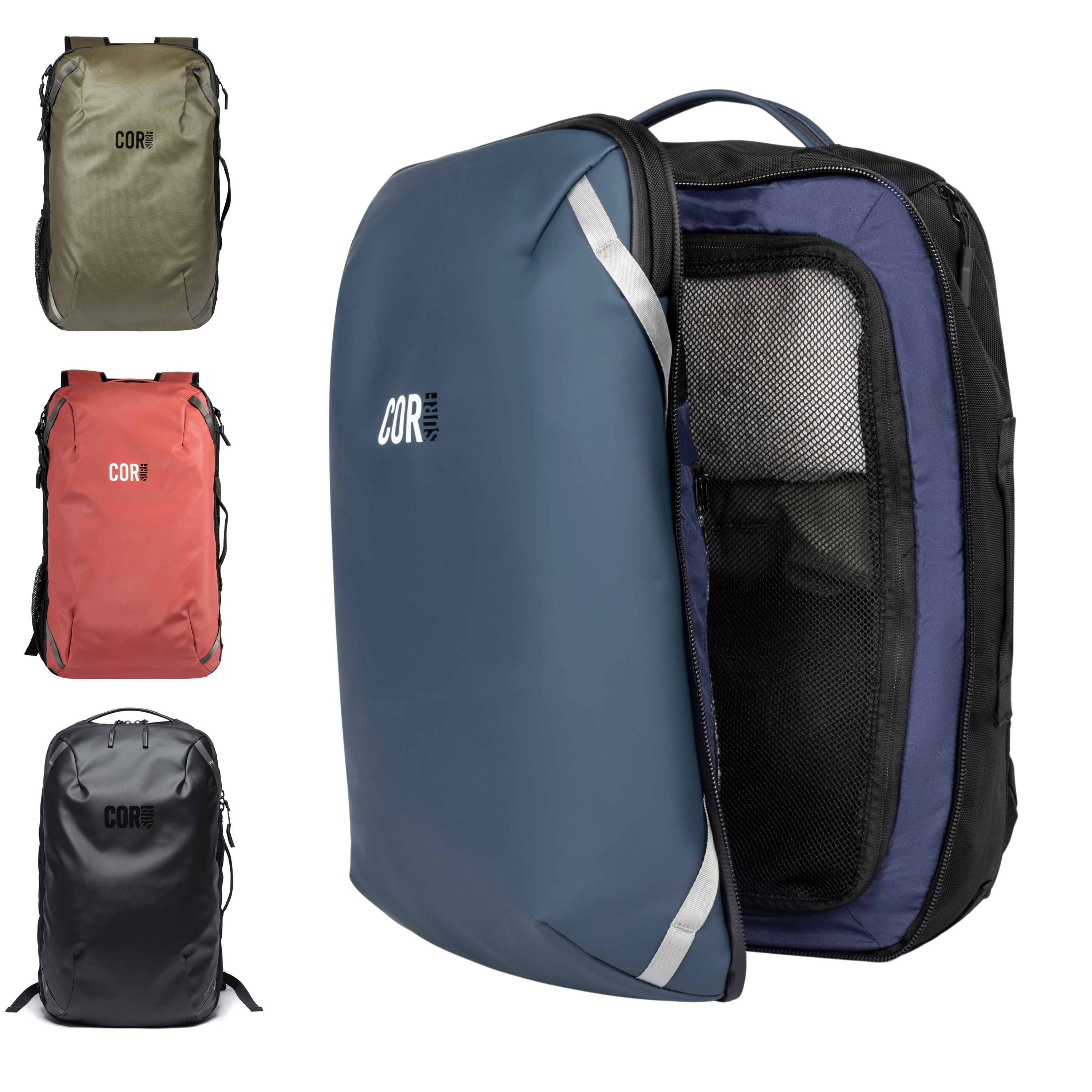 NEW The Island Hopper Travel Backpack 40L COR Surf