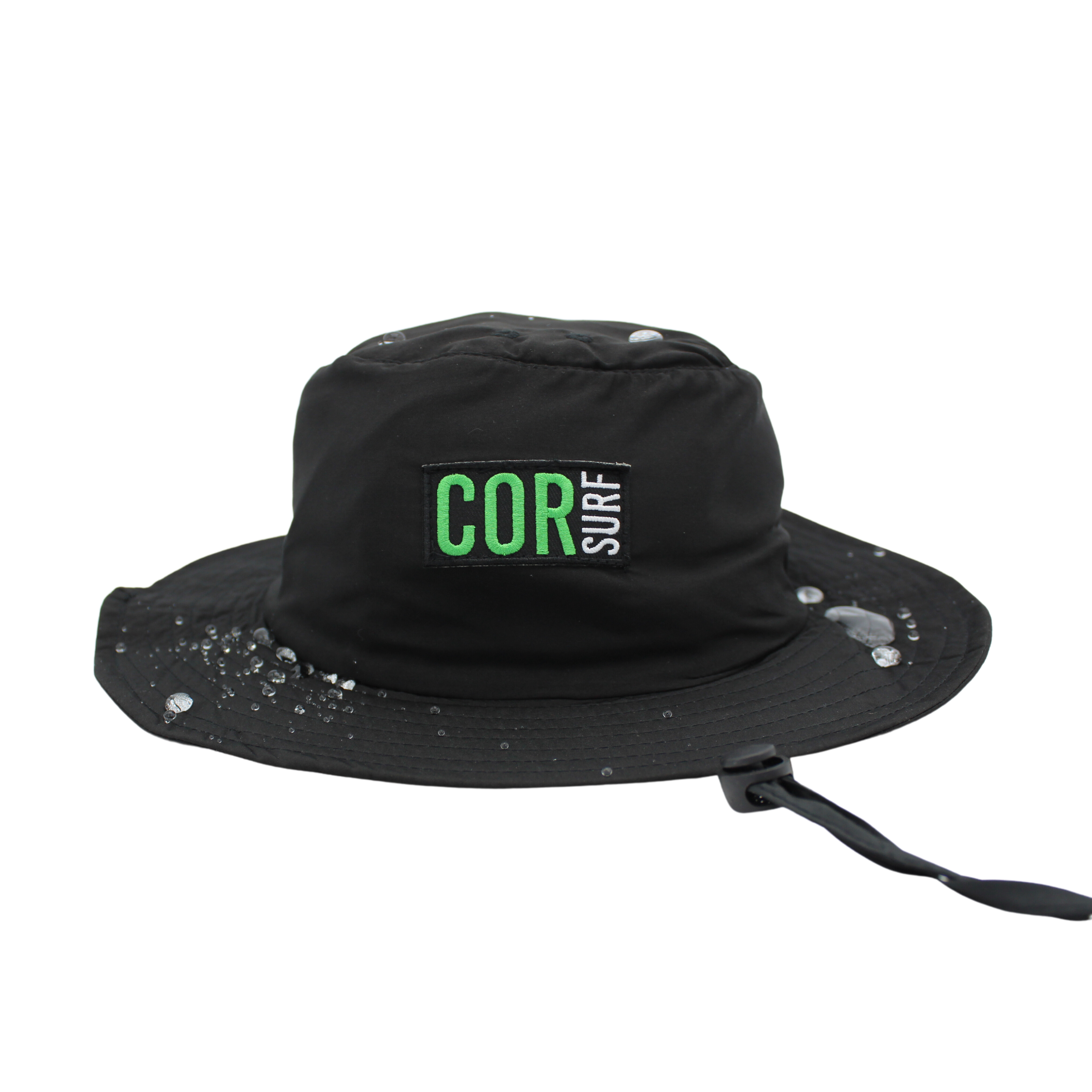 Water resistant top bucket hat