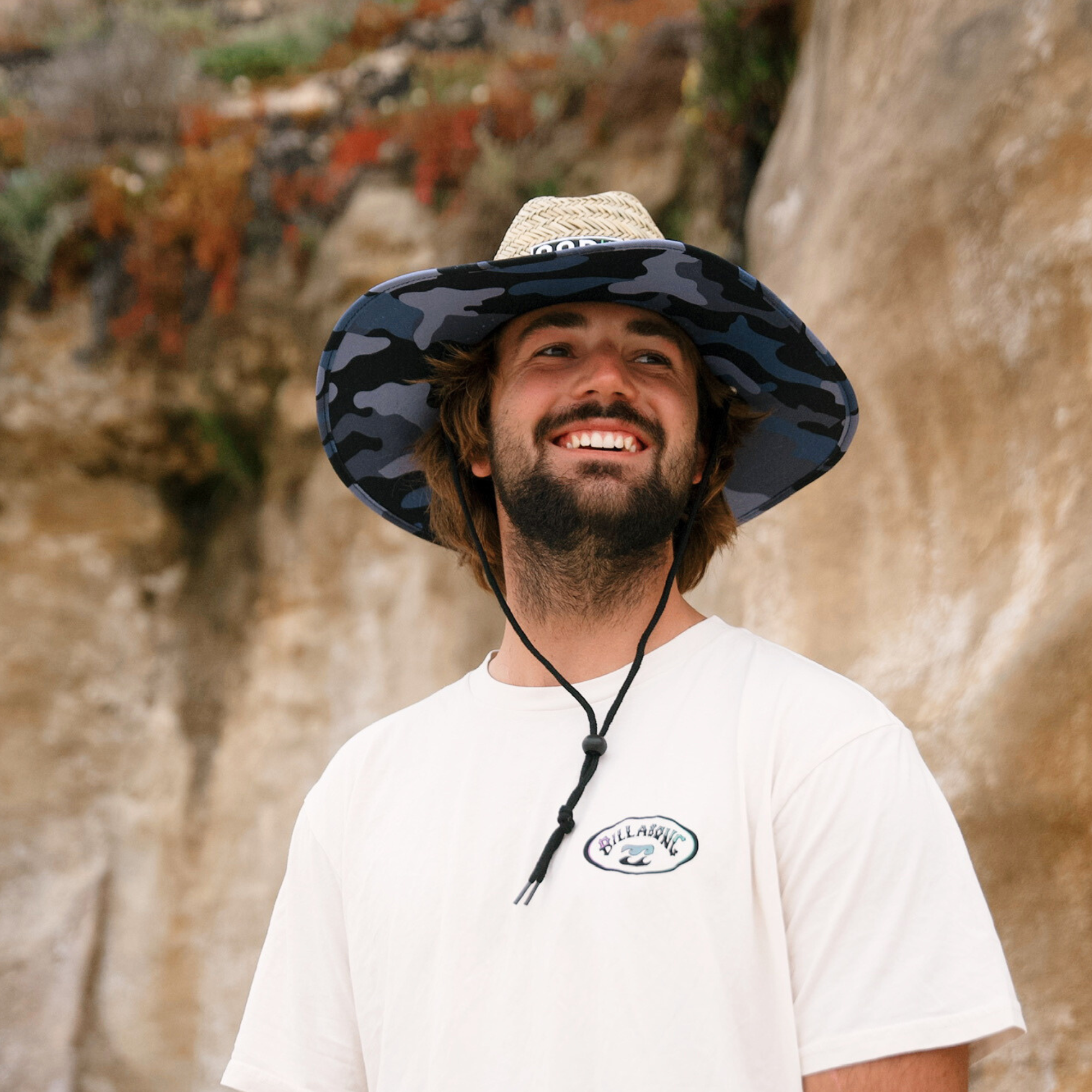 straw beach sun hat for men and women camo cor surf