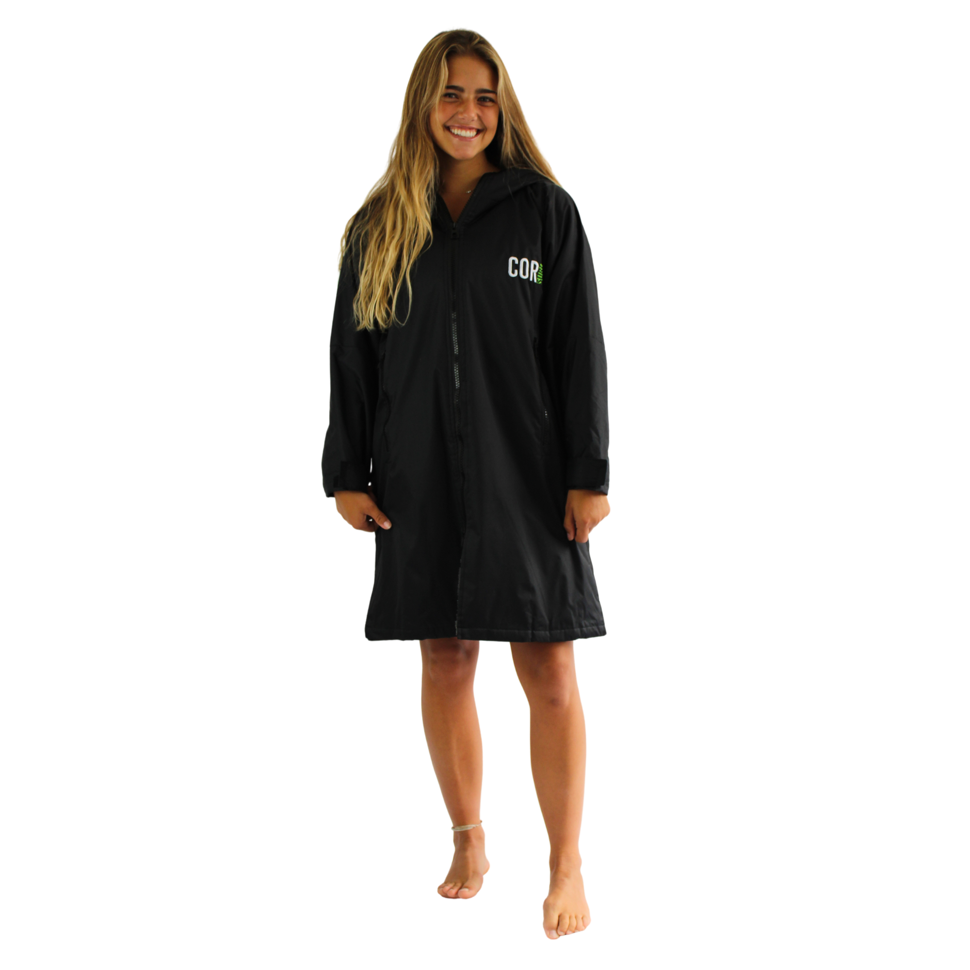 Waterproof Swim Parka | XS-XL (Black)