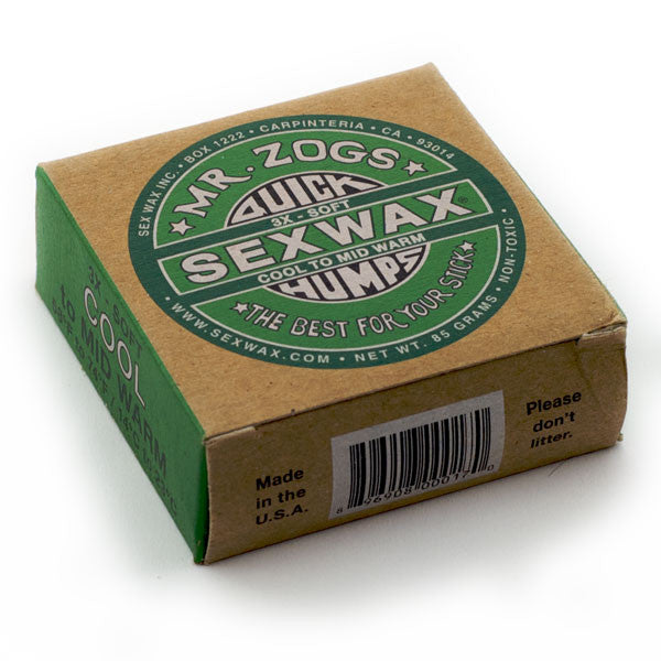 Mr Zogs Sex Wax Surf Wax Quick Humps Formula 3 Pack
