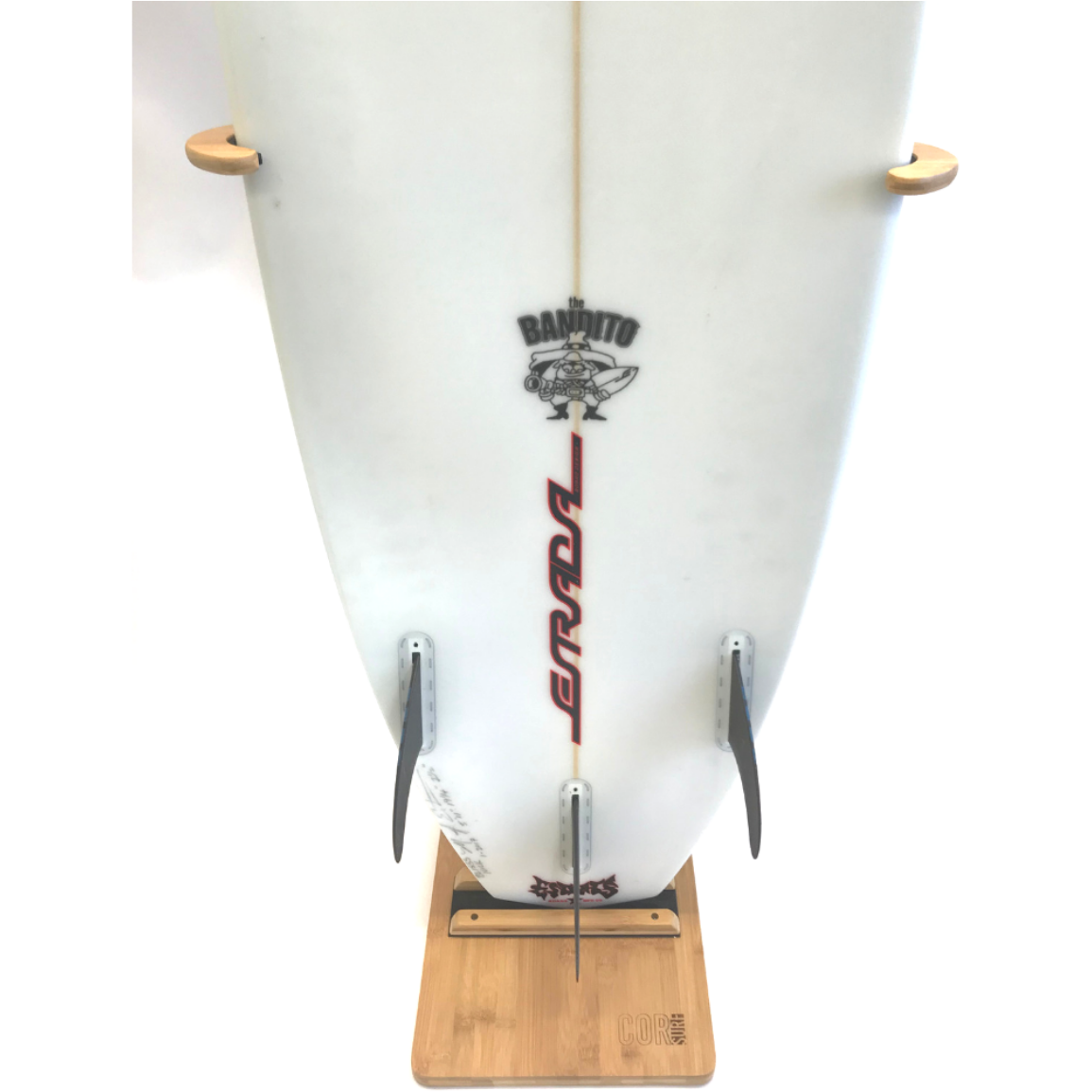 surf board floor stand