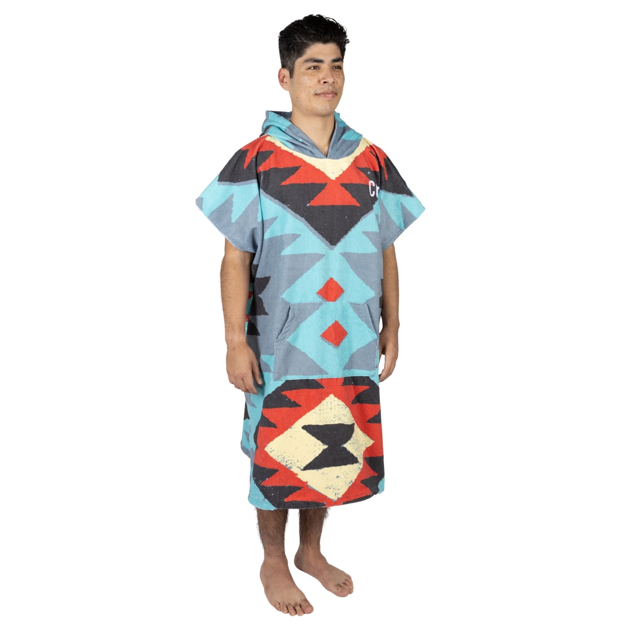 kids changing towel poncho for the beach, surf or pool  adult large