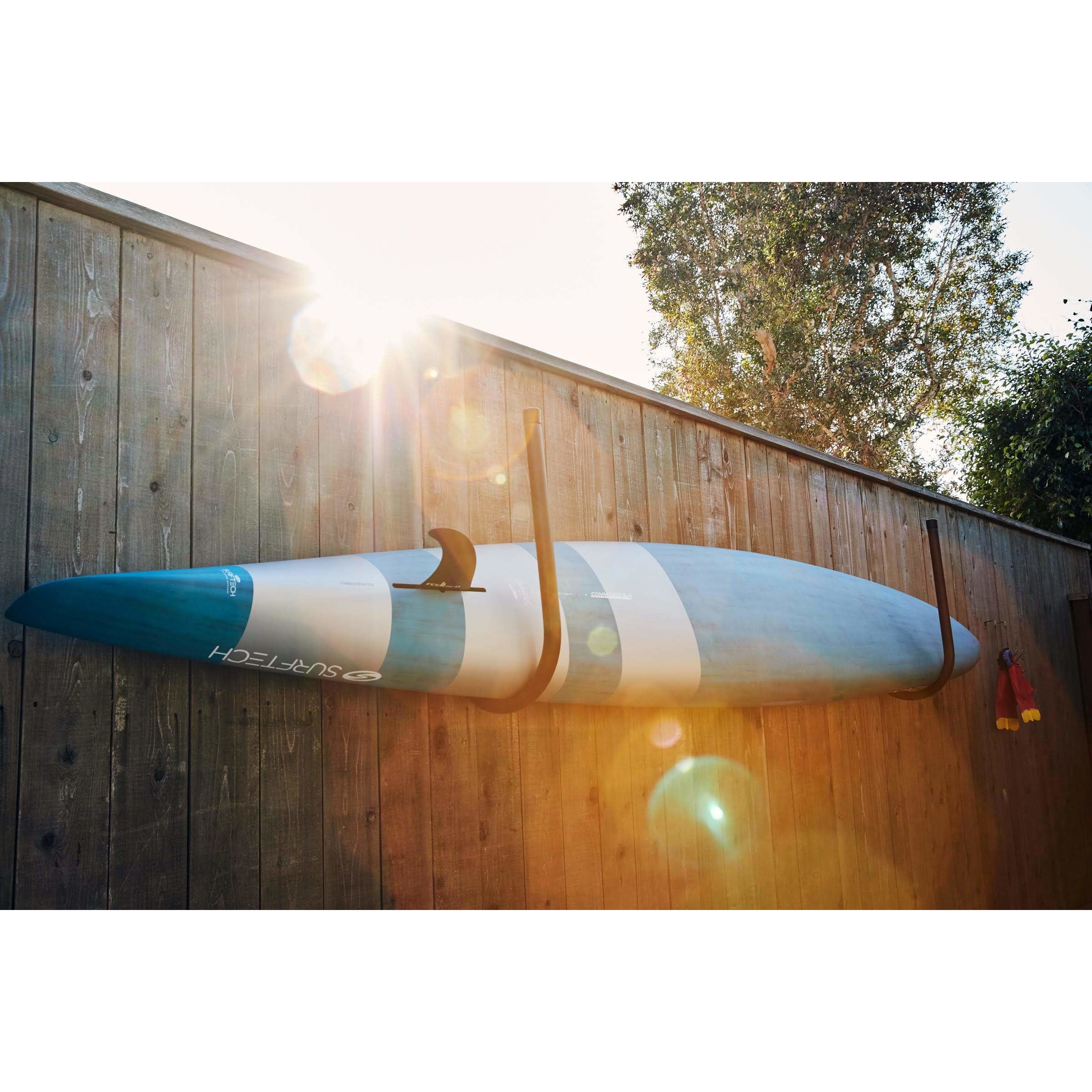 paddleboard wall mount for garage storage