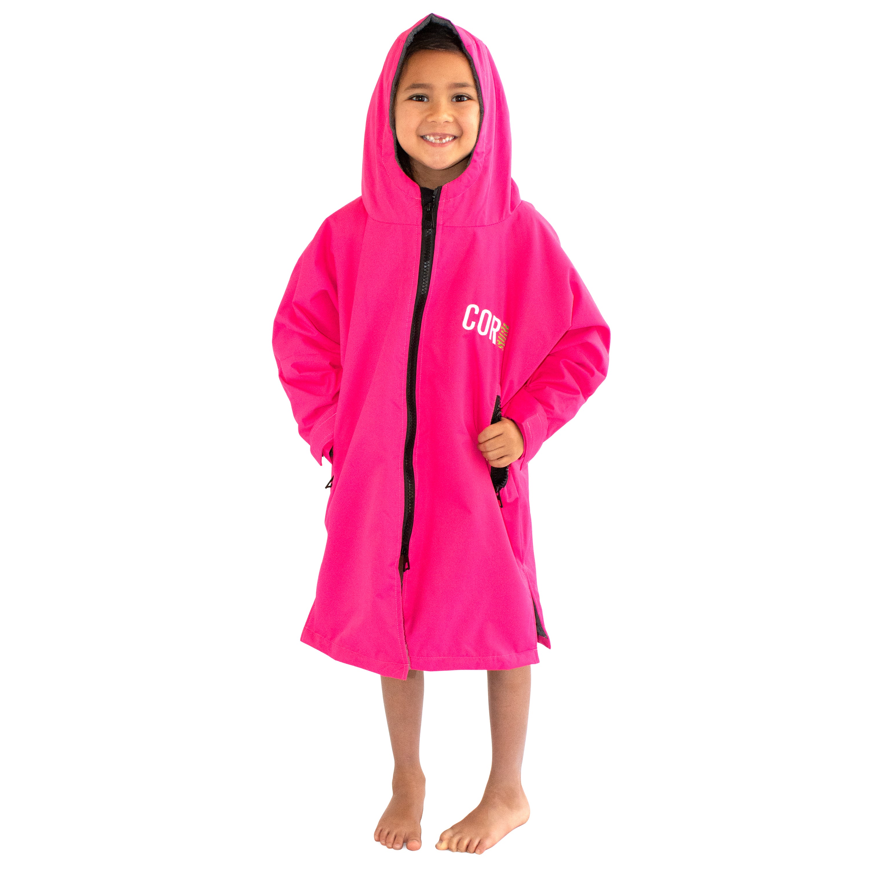 kids swim parka jacket for boys girls 4 5 6 7