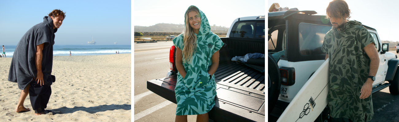 changing towel ponchos and swim parkas