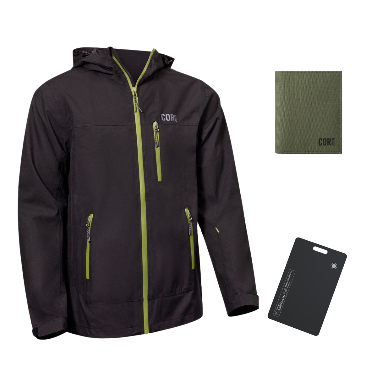 Ultimate Travel Essentials Bundle | Jacket, Wallet & Tracker Card