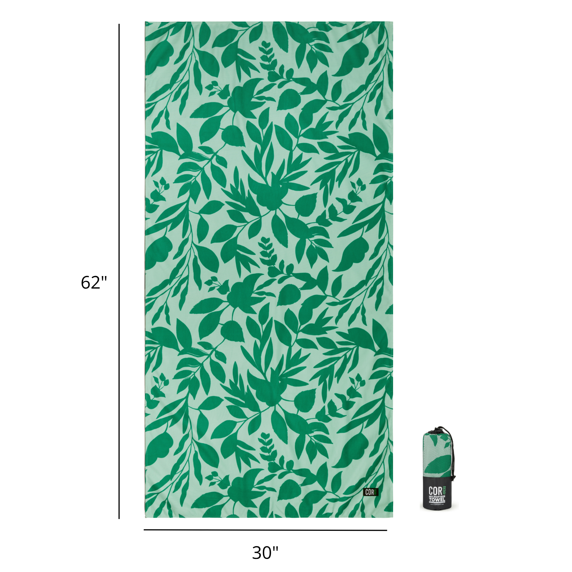 Travel Bundle Gift Set: Compact Toiletry Bag +Compression Packing Cubes + Long Eco Travel Beach Towel