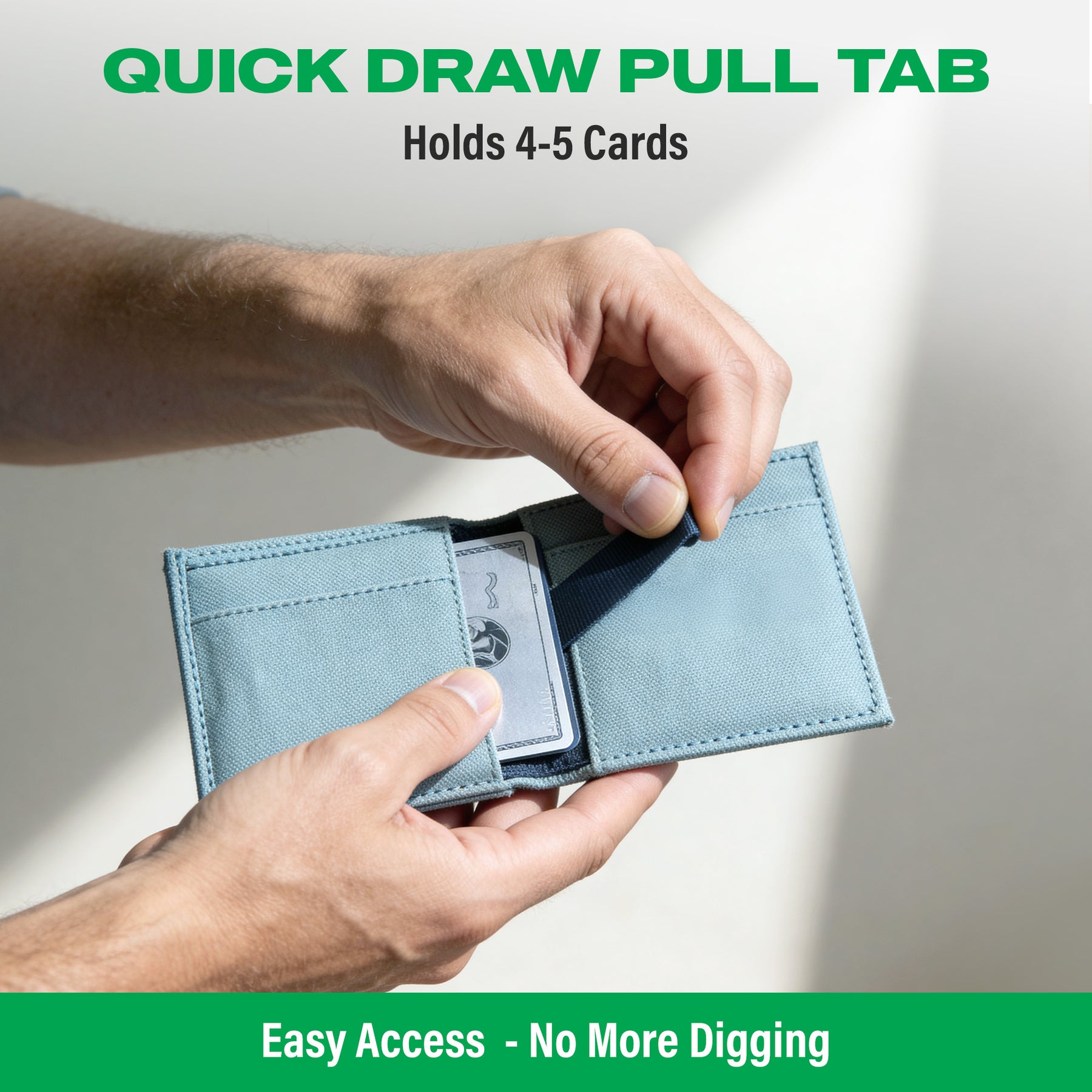 Eco Bifold Cash Wallet with Magnetic Closure – COR Surf