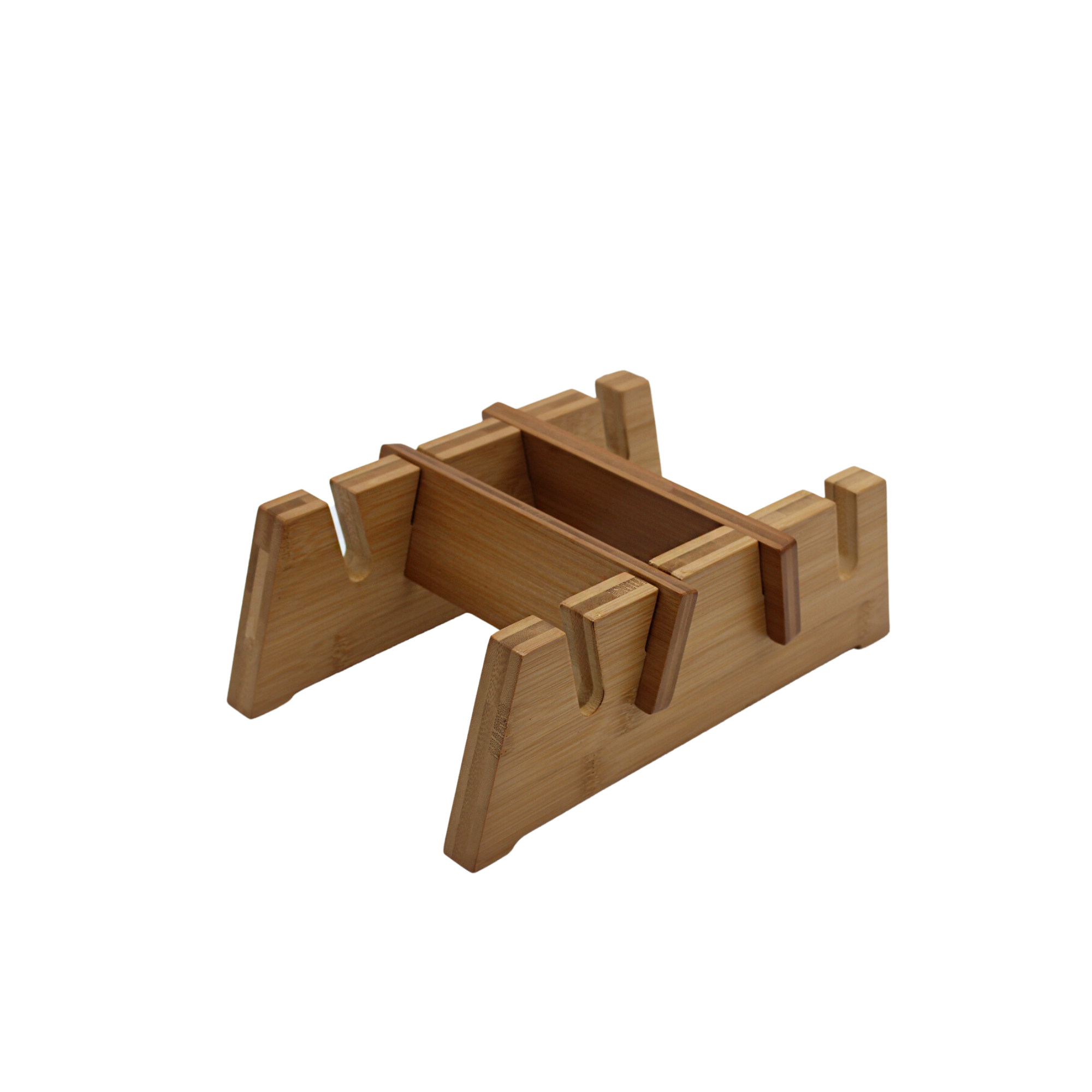 Double Bamboo Skateboard Stand