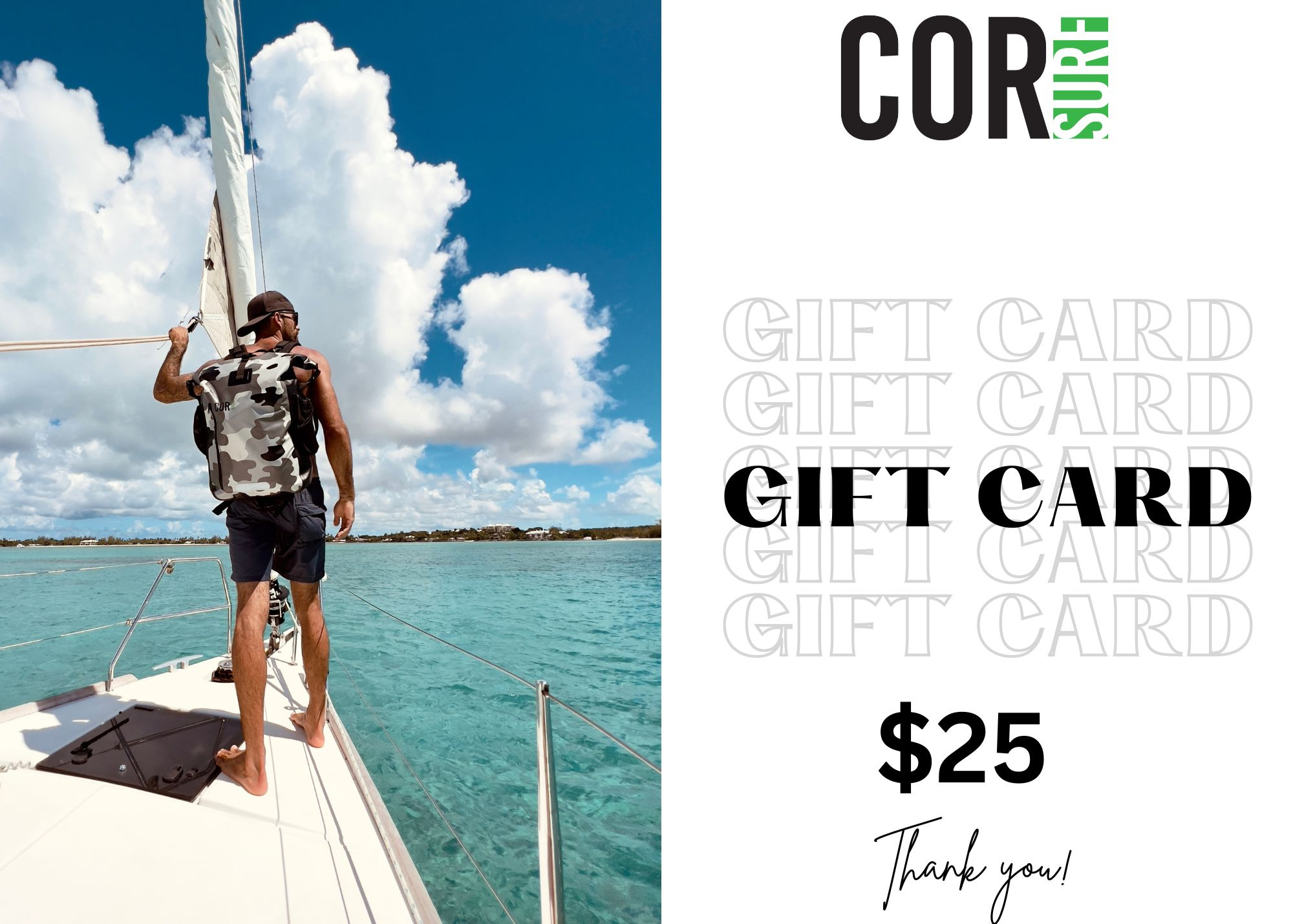 COR Surf E-Gift Card from $25-200