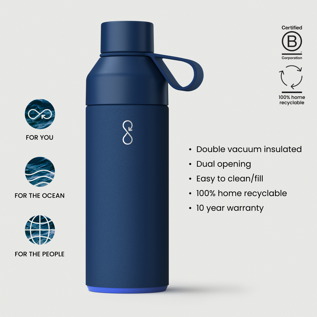 The Ocean Bottle - Insulated Water Bottle (Hot or Cold) 17 or 34 oz.