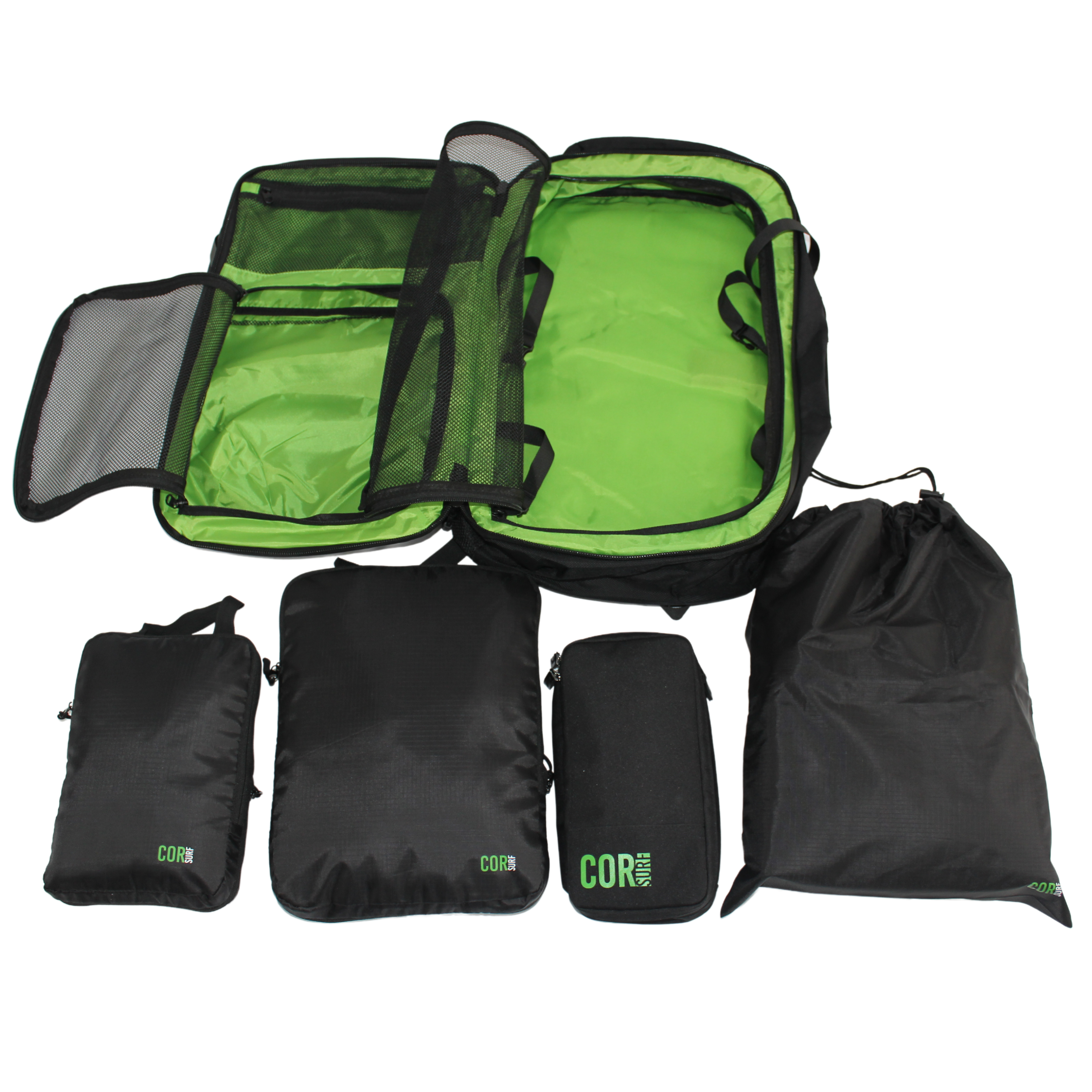 Island Hopper Travel Bundle - Backpack + Toiletry Bag + Compression Packing Cubes