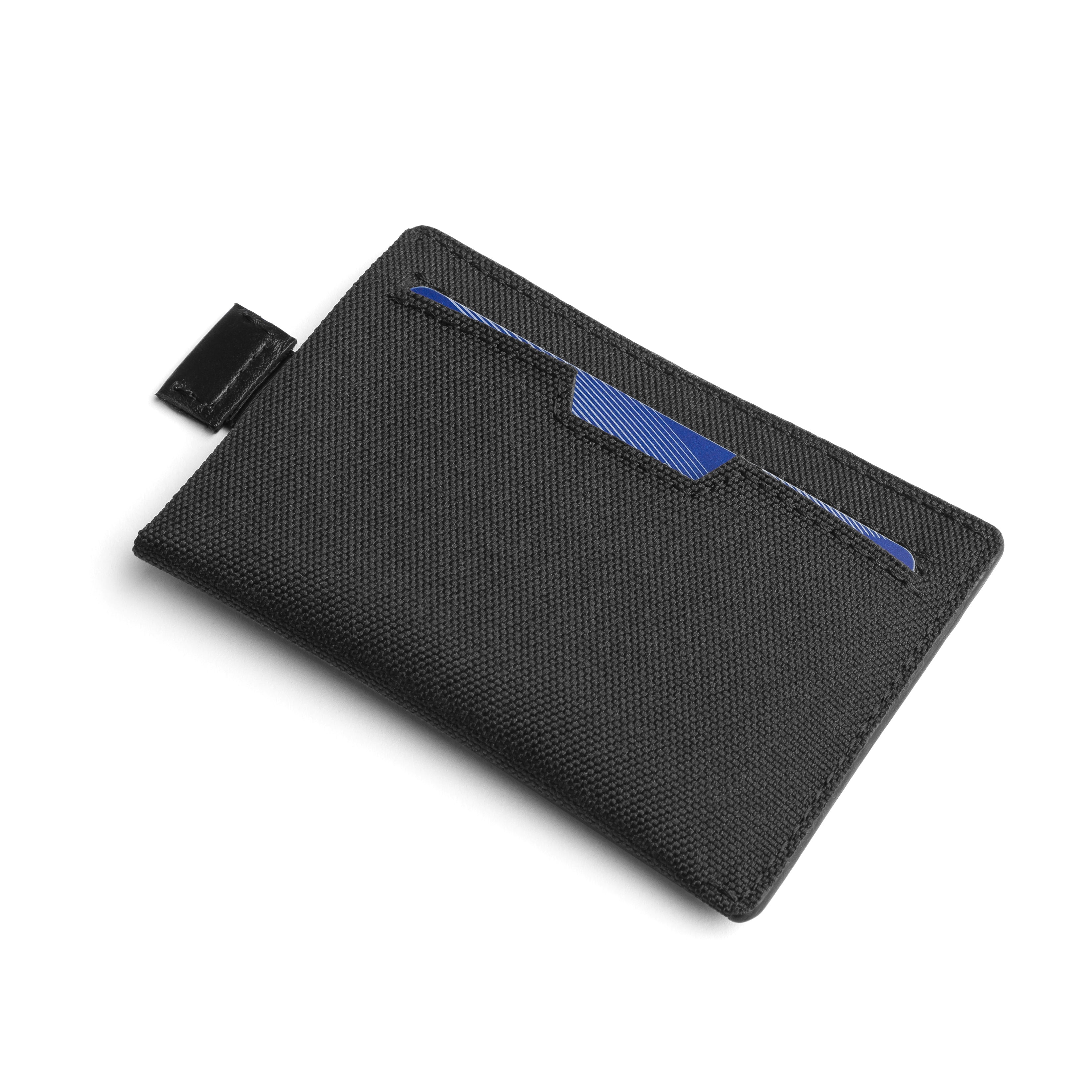 eco friendly slim travel wallet card holder with rfid blocking and pul strap for quick access to cards