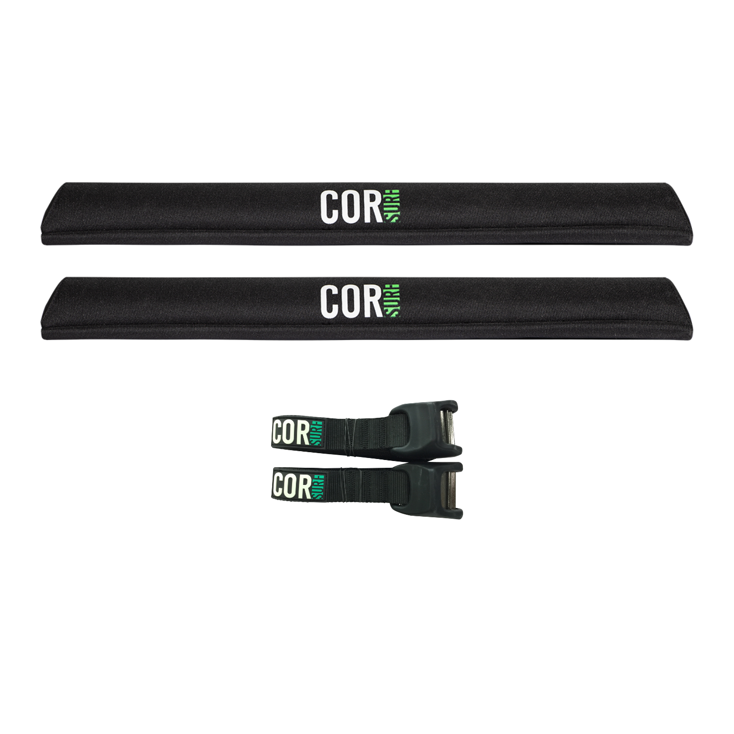 Aero Rack Sticker Aero Roof Rack Pad with 10' Scratch-Resistant Tie Downs(Wide Aero Bar ...