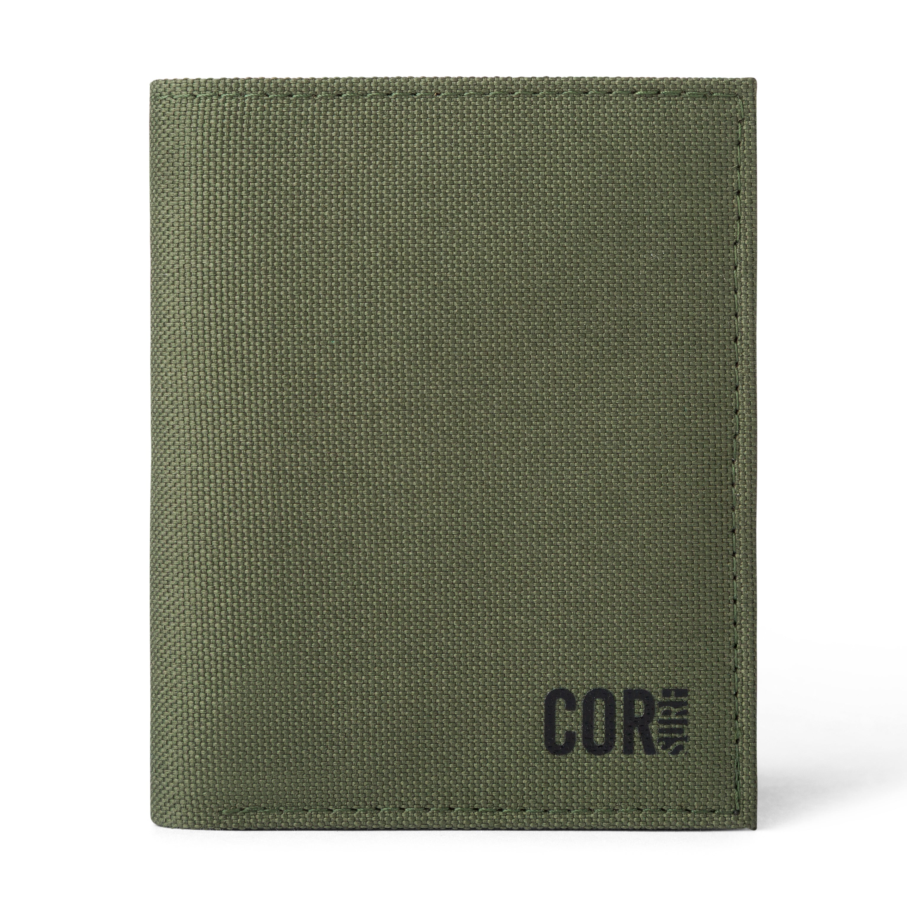 eco friendly bi-fold cash wallet with magnetic closure rfid blocking made from recycled materials 