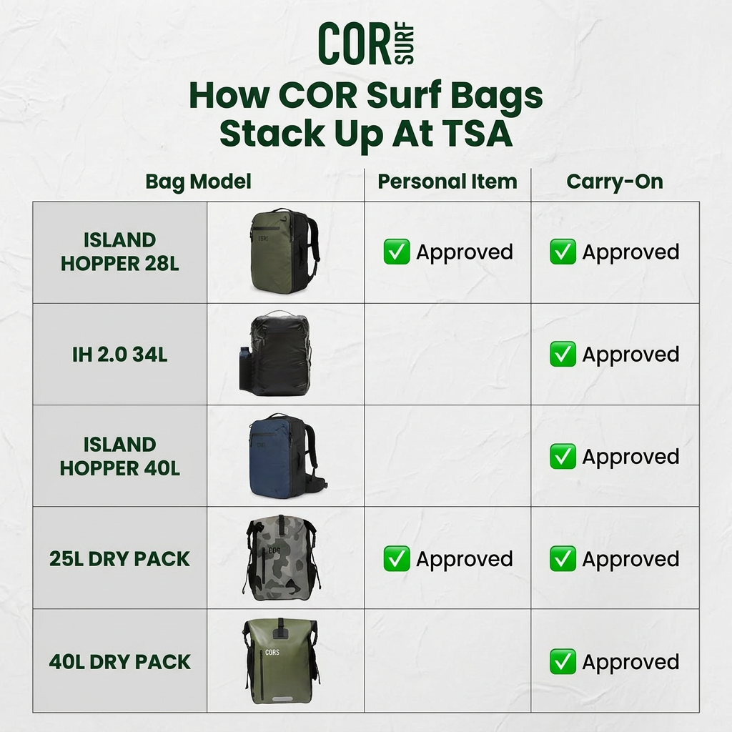 Lightweight Waterproof 28L & 34L Travel Backpack | The Island Hopper 2.0