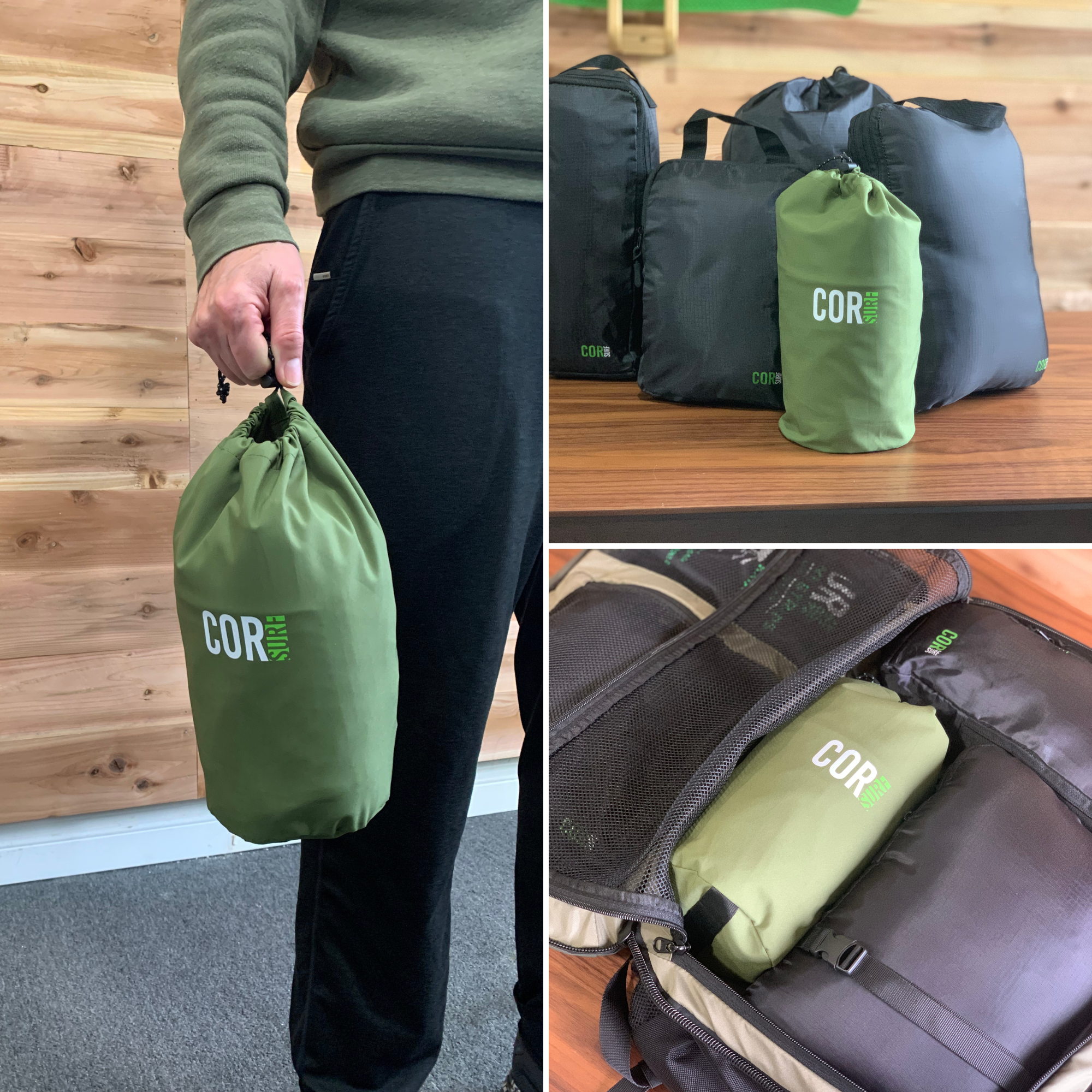 The Huakai Travel Rain Jacket COR Surf