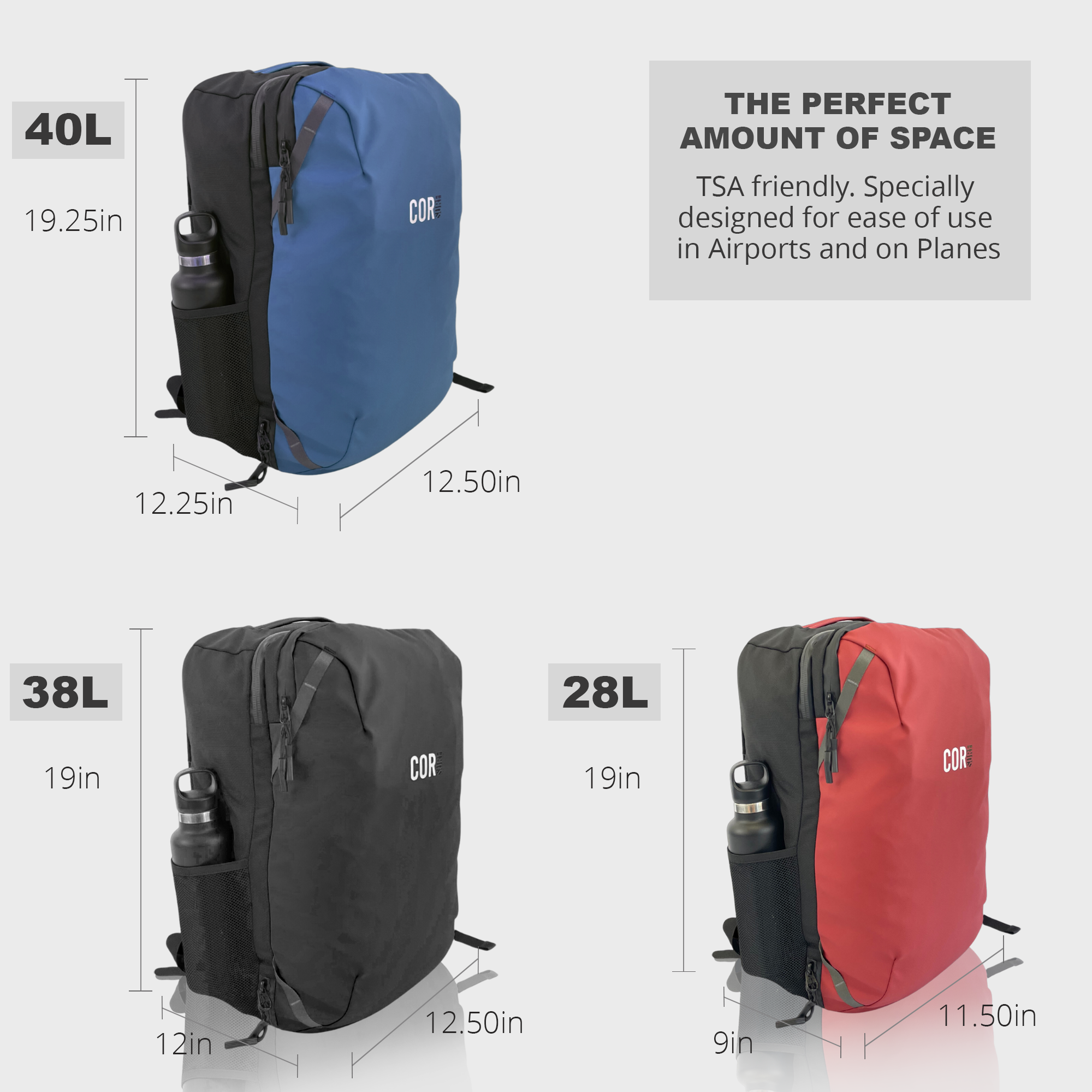 The Island Hopper Travel Backpack 38L COR Surf