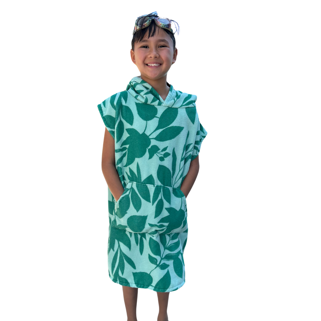 blue dress for baby girl Cor Surf Changing Towel Poncho (Kailua) Kids Size