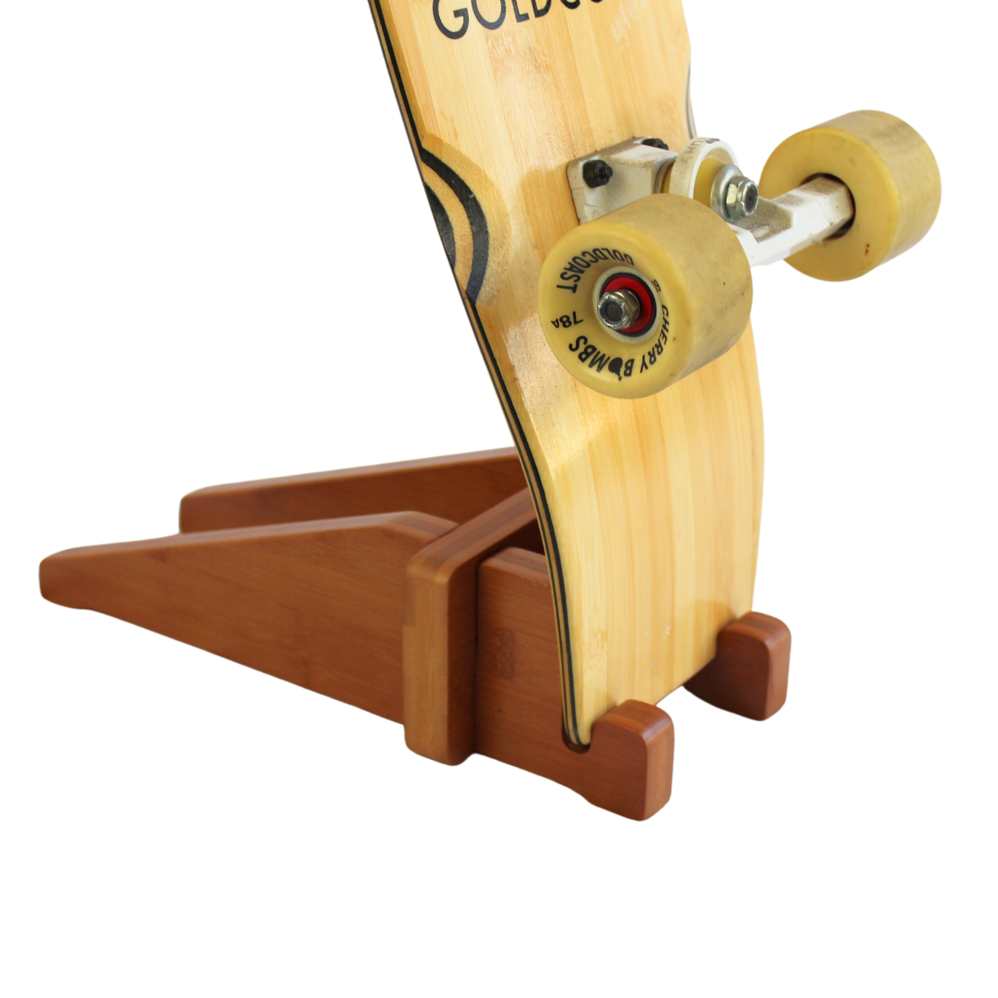 NEW! Bamboo Skateboard Stand