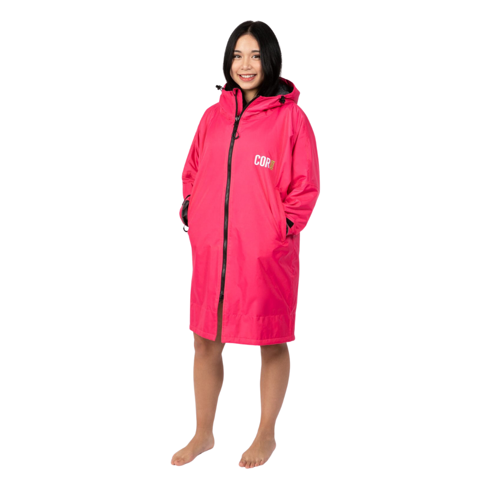 Waterproof Swim Parka (Pink) – COR Surf