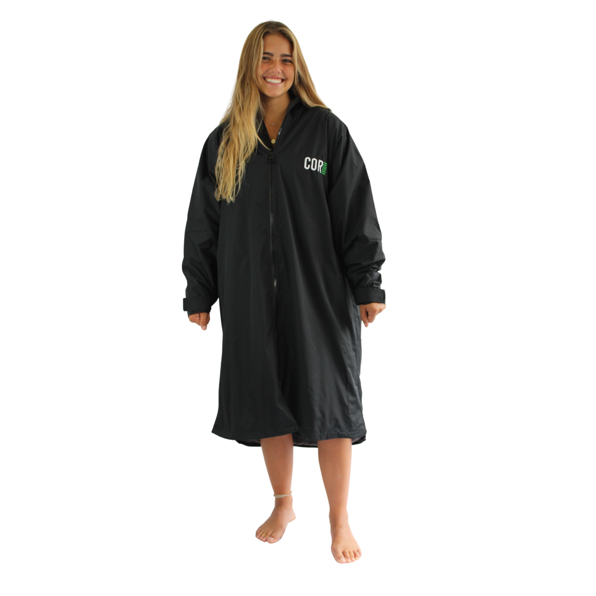 Waterproof Swim Parka | XS-XL (Black)