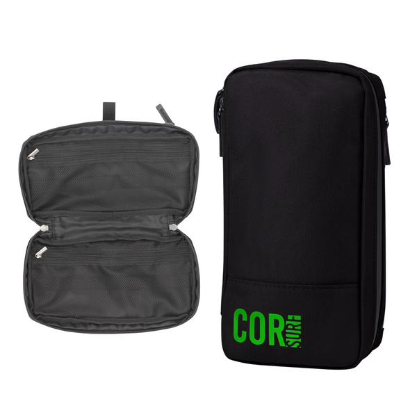 COR Surf Compact Toiletry Travel Bag Black