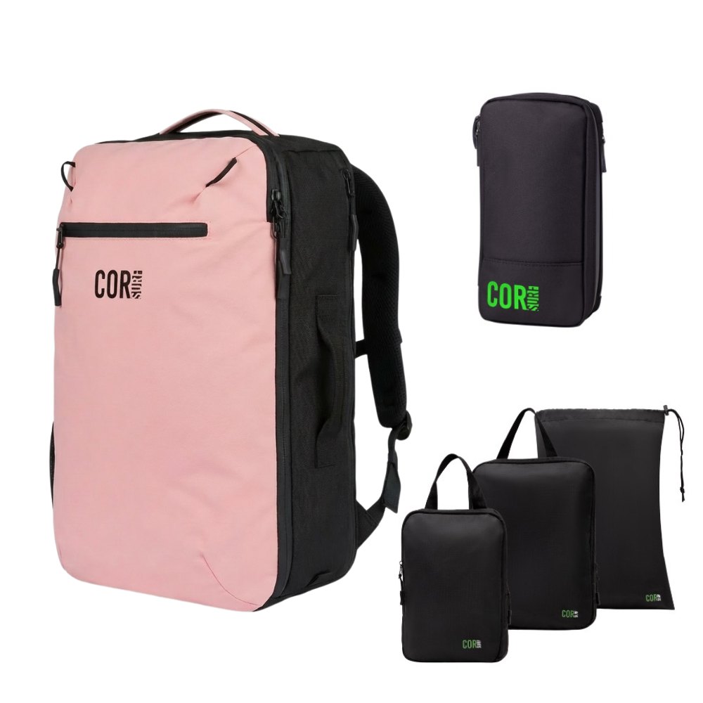 backpack travel case Island Hopper Travel Bundle, 40L / Pink