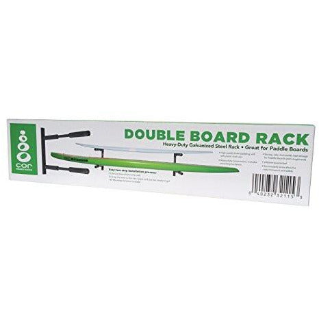 Double SUP & Longboard Paddleboard Wall Storage Rack