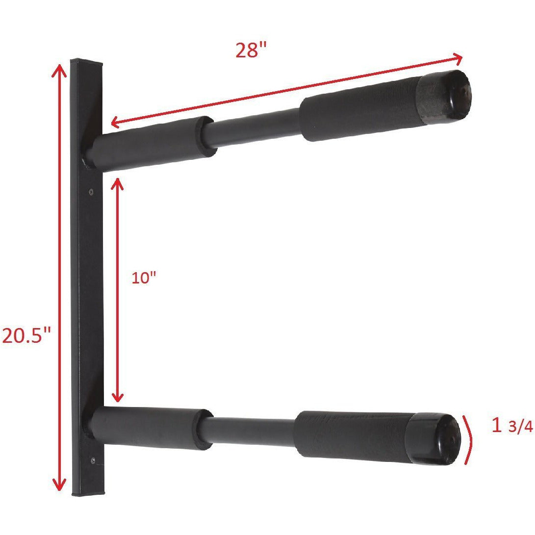 paddleboard wall mount double rack