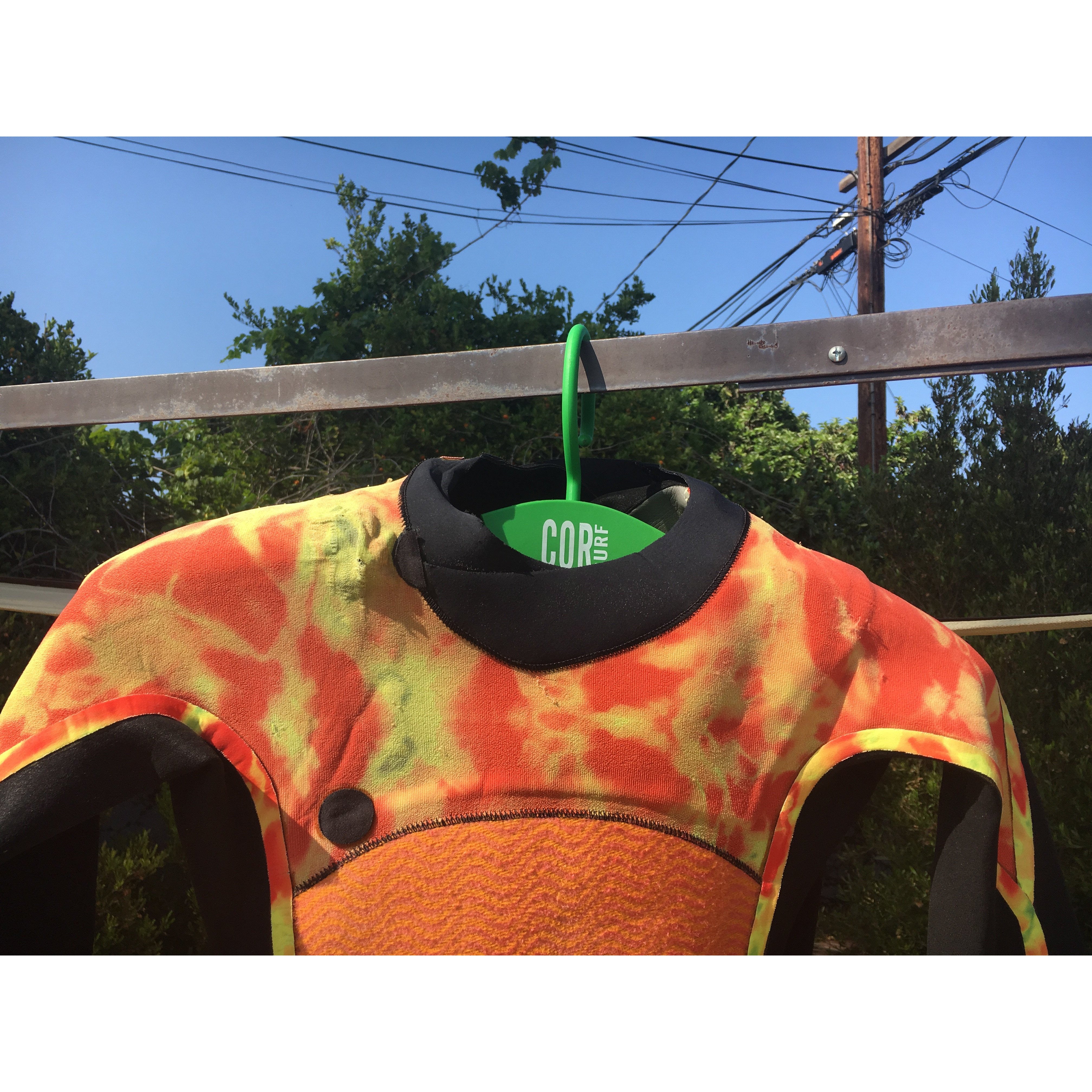 folding wetsuit hanger