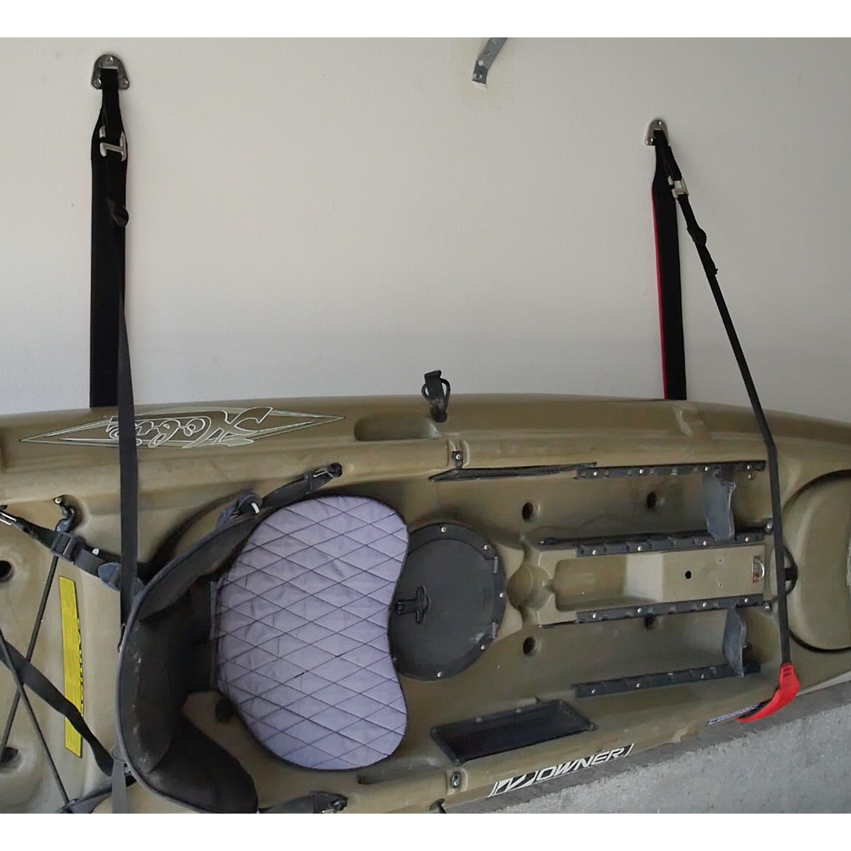kayak storage mount indoor outdoor