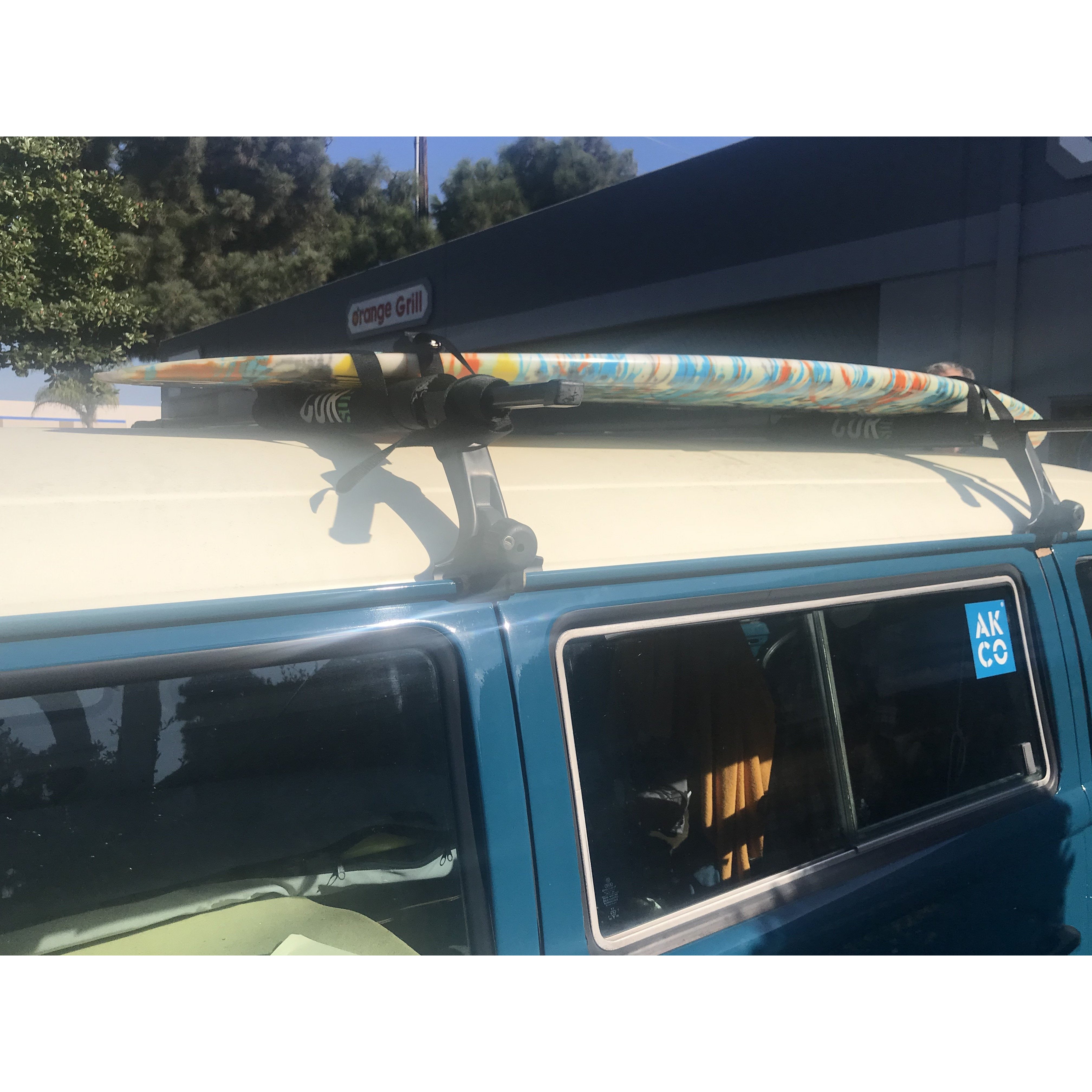 Round Roof Rack Pads for Surf and SUP | Long 28" or Short 19"