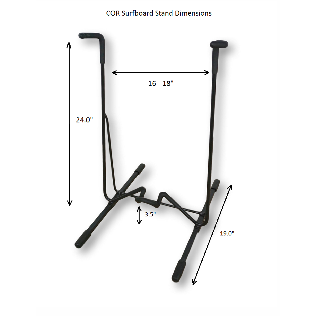 Freestanding Surfboard Stand