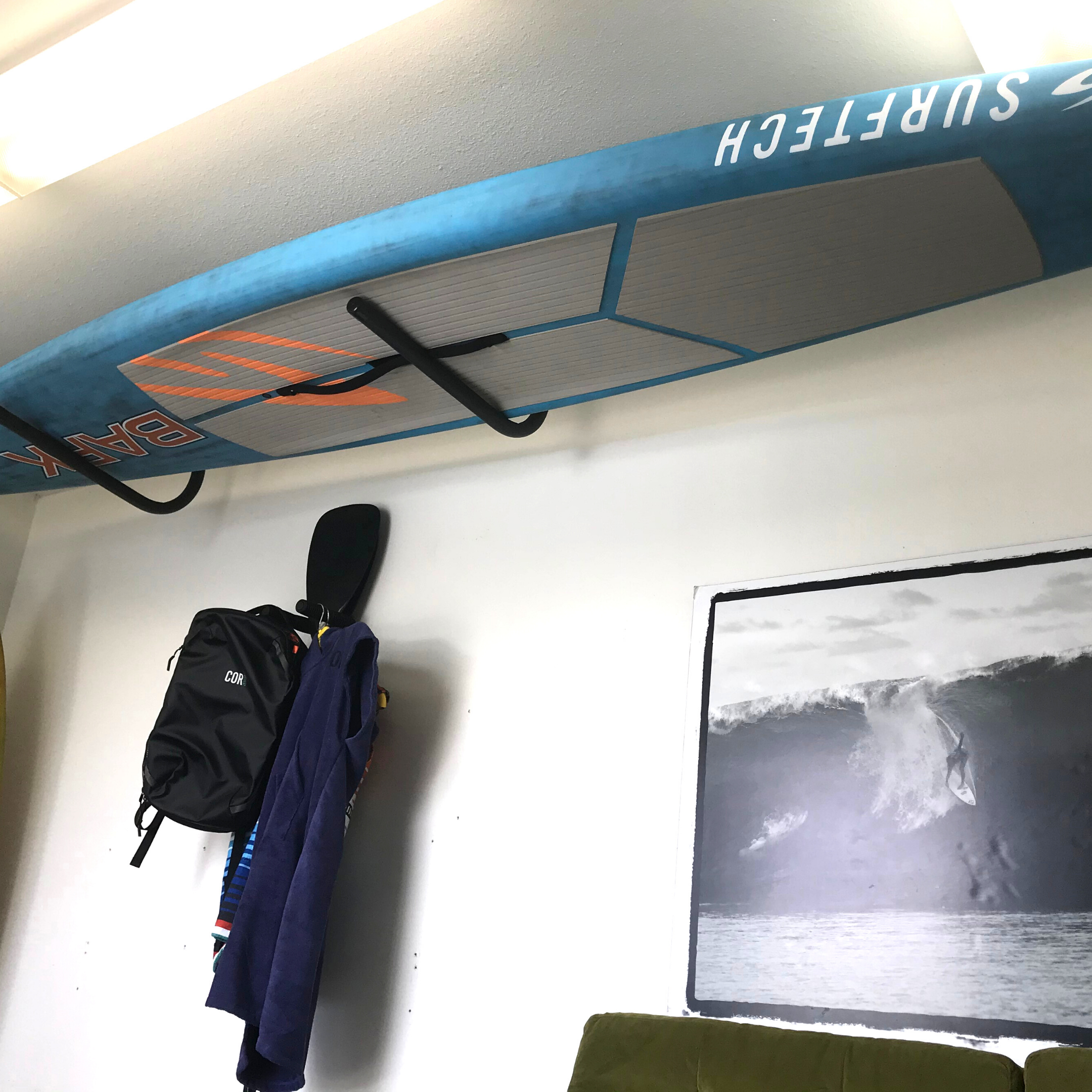 sup ceiling mount for paddle board longboard
