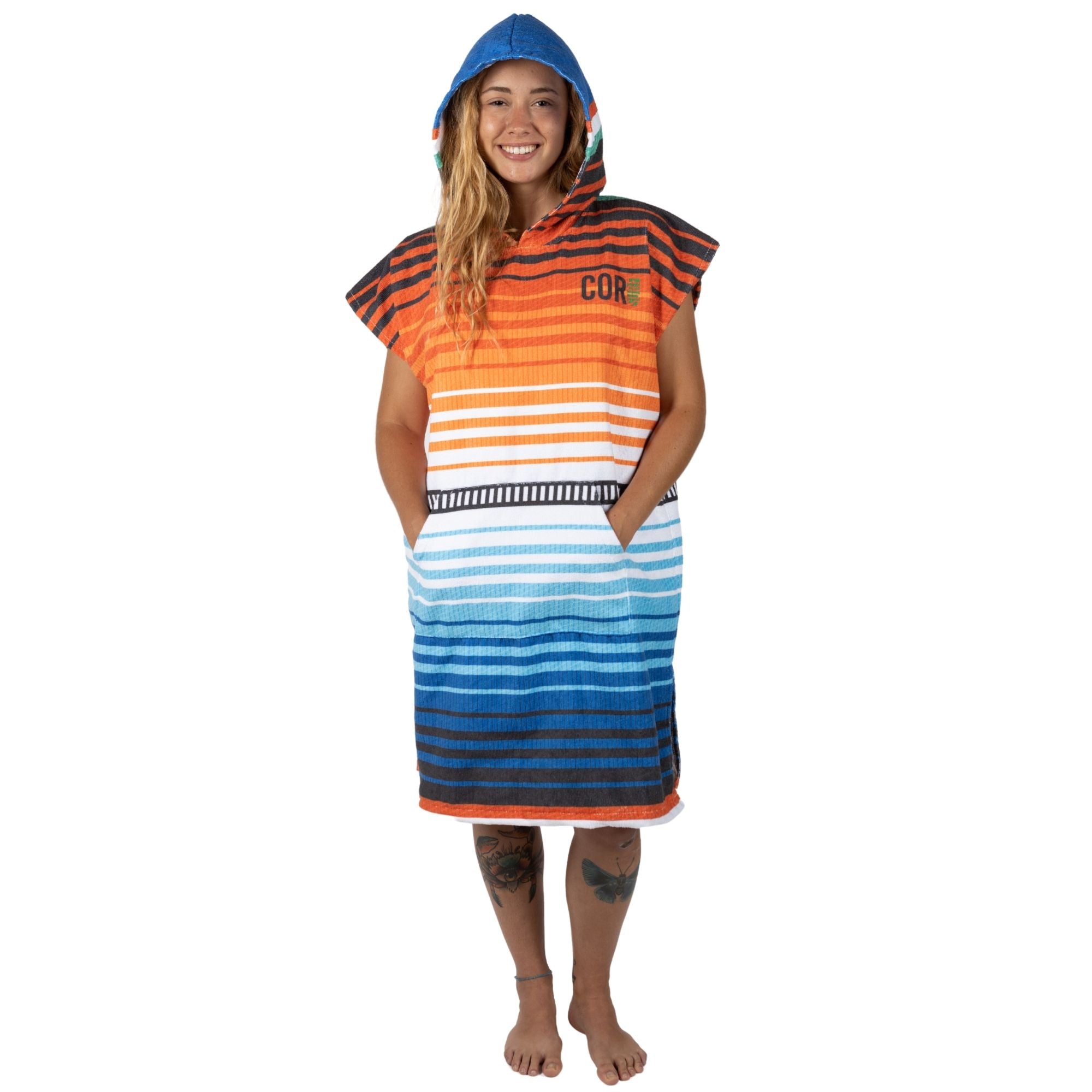 changing towel poncho for men or women adults and kids medium