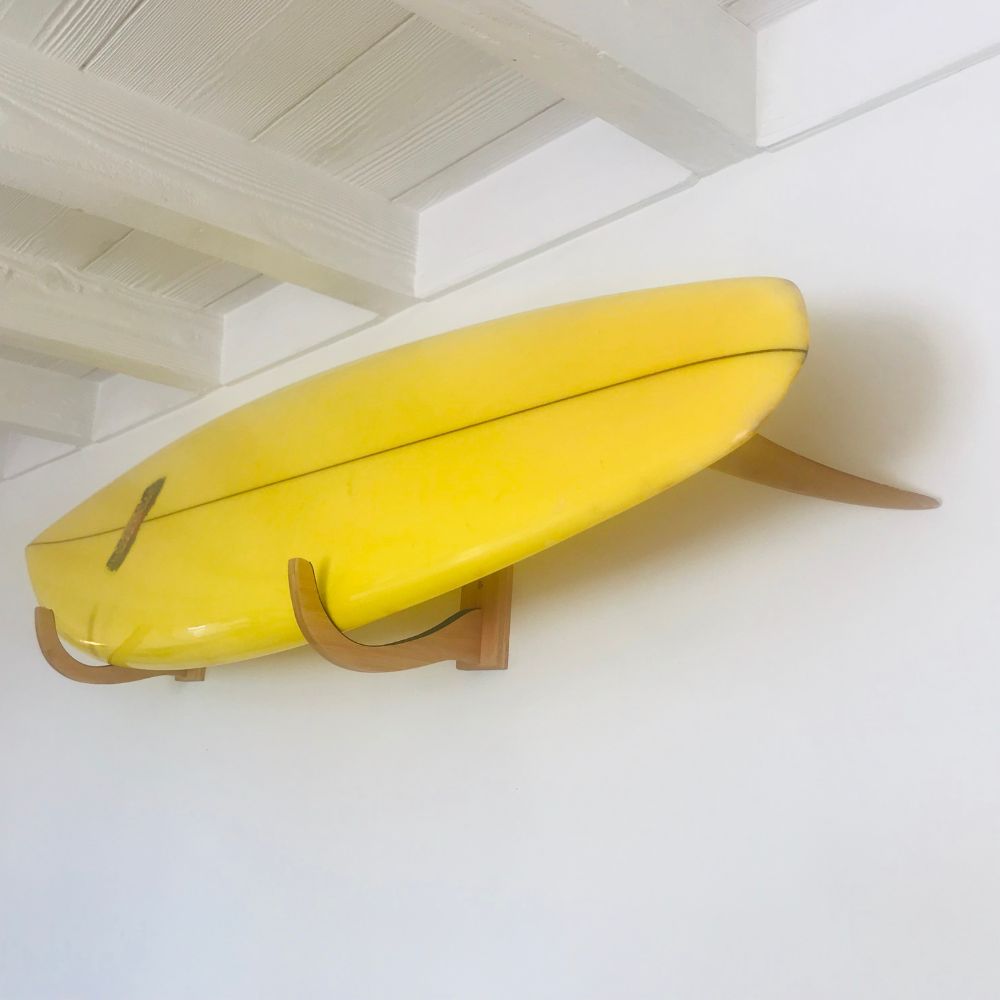 Surfboard Wood Display Wall Rack