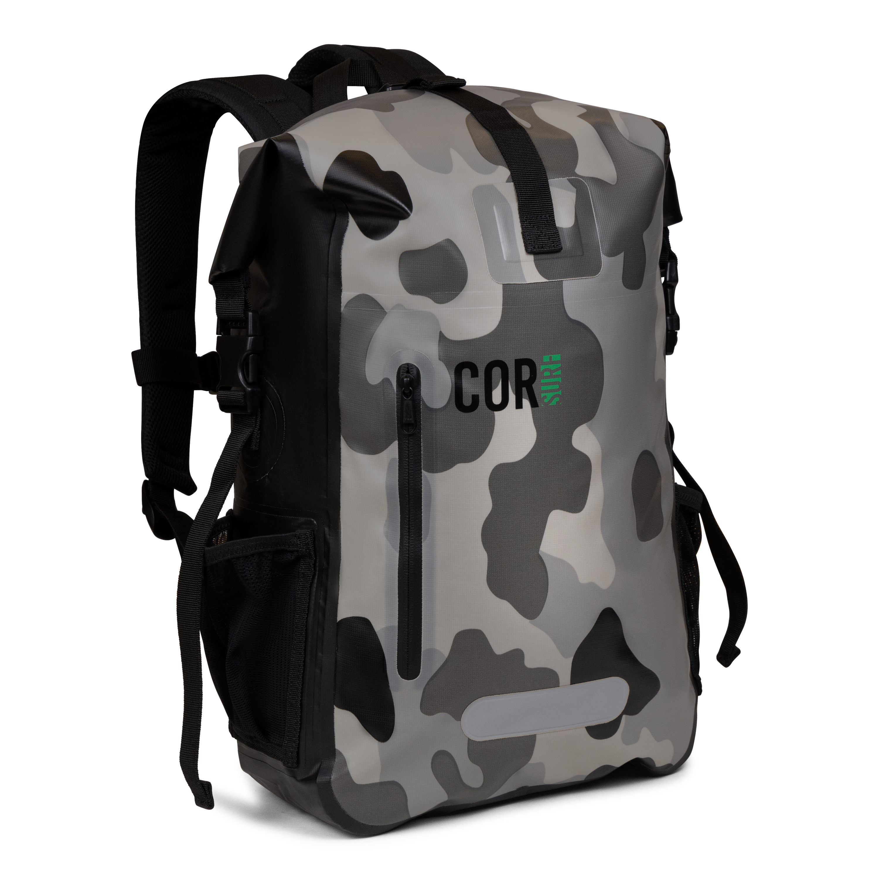 Cor Surf Waterproof Dry Bag Backpack with Padded Laptop Sleeve 25L 40L Heavy Duty Roll Top Pack Camo 25L